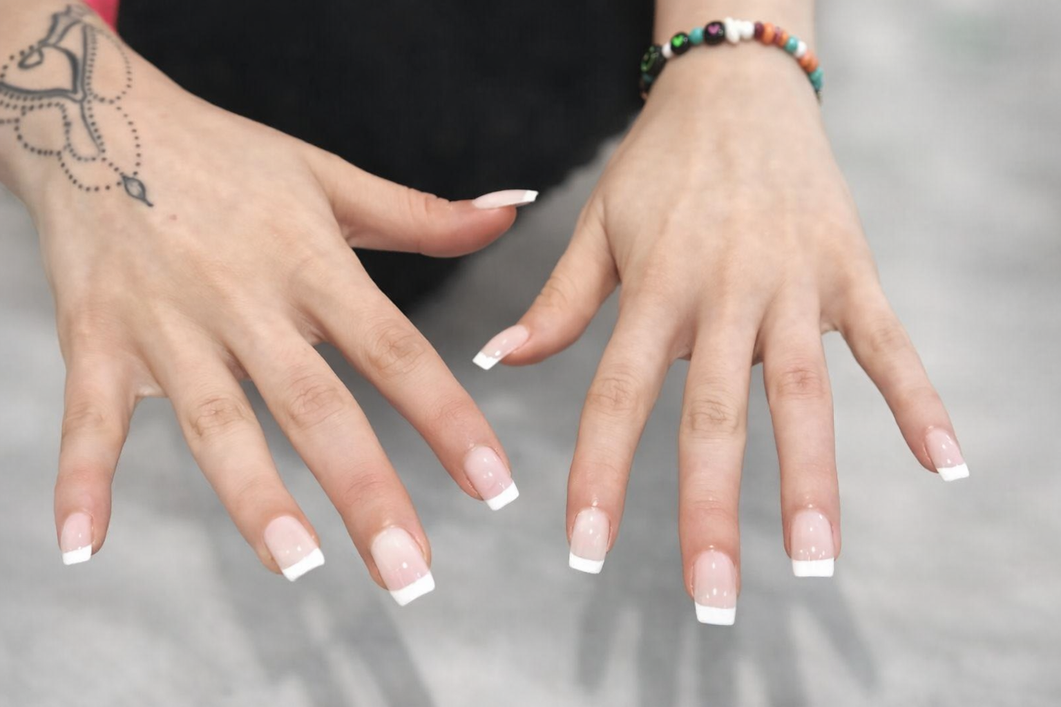 Classic French manicure